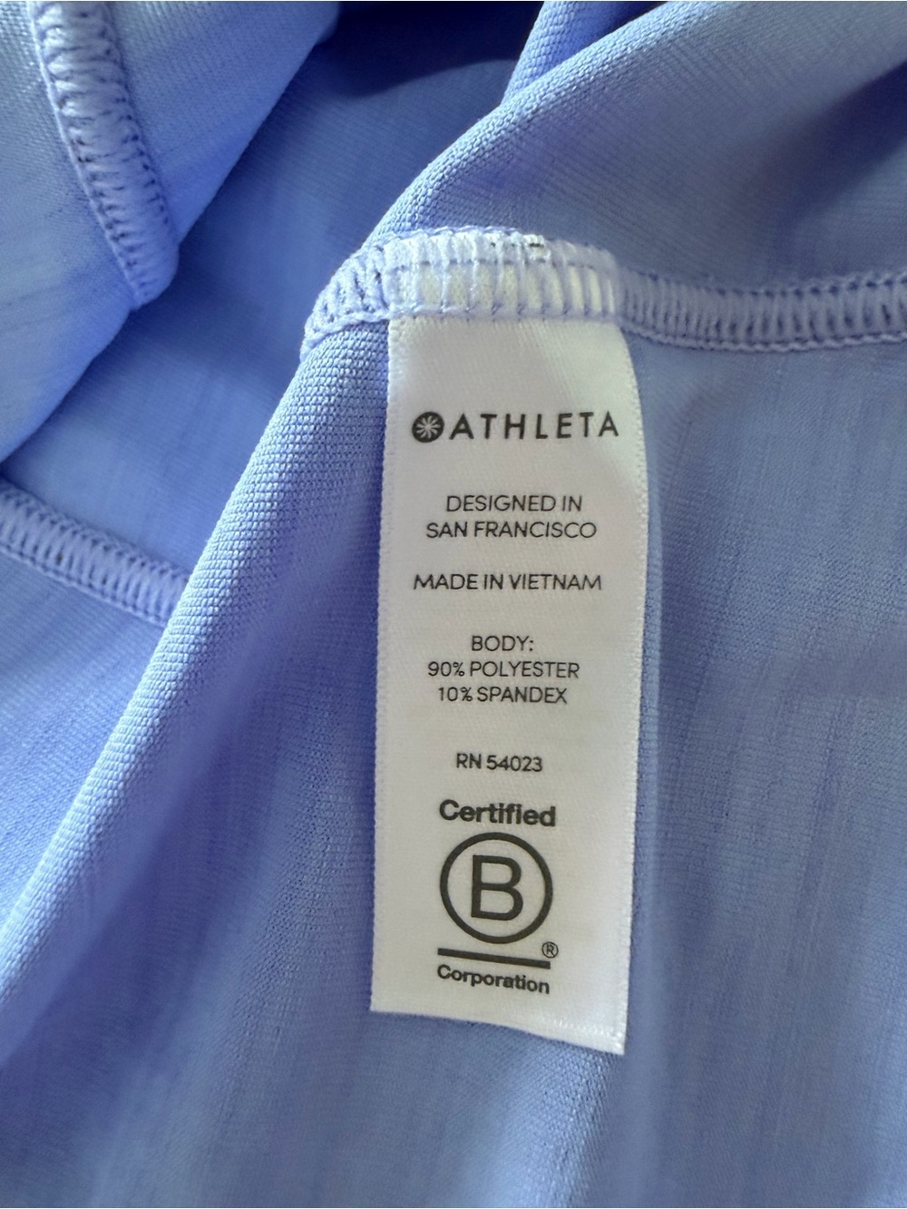 Athleta Blue Pacifica UPF Quarter-Zip Long Sleeve Top XS NWT - Picture 5 of 10